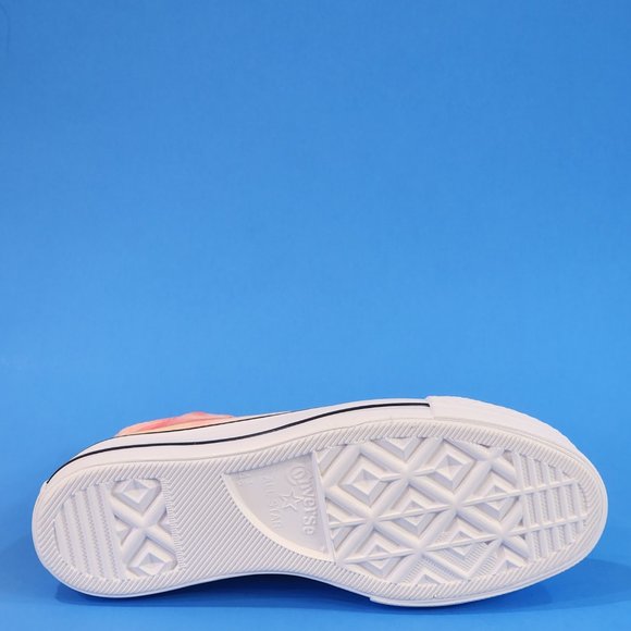 Converse CTAS Hi Lift Poppy Glow/White/Black Women's Platform Sneakers 572572C - Picture 4 of 6